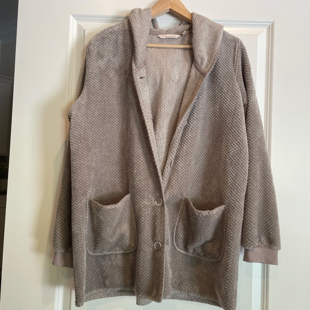 Soft Surroundings Hooded Jacket/Cardigan